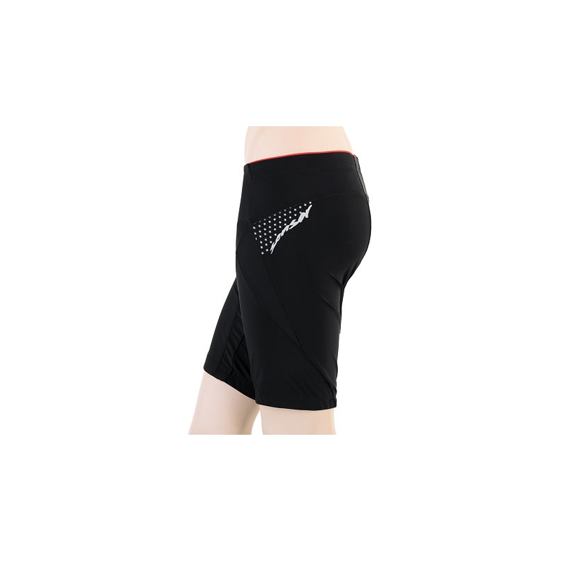 Pantaloni scurți Sensor Race pentru femei, negru lichidare
