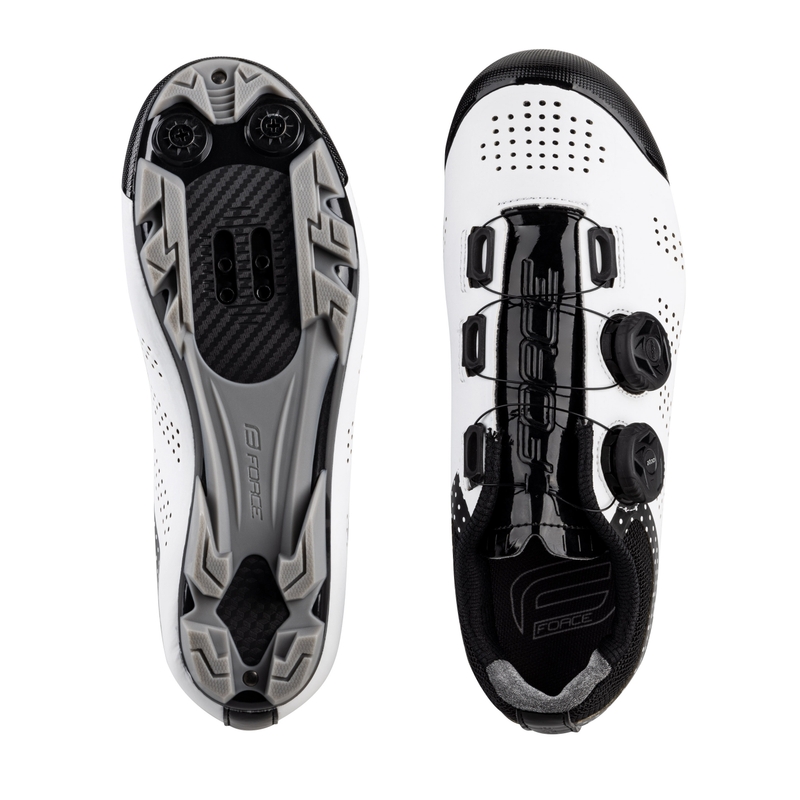 FORCE MTB Points adidași pentru femei alb-negru lichidare