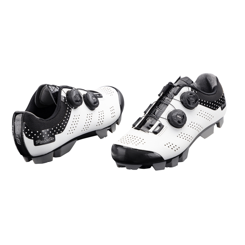 FORCE MTB Points adidași pentru femei alb-negru lichidare
