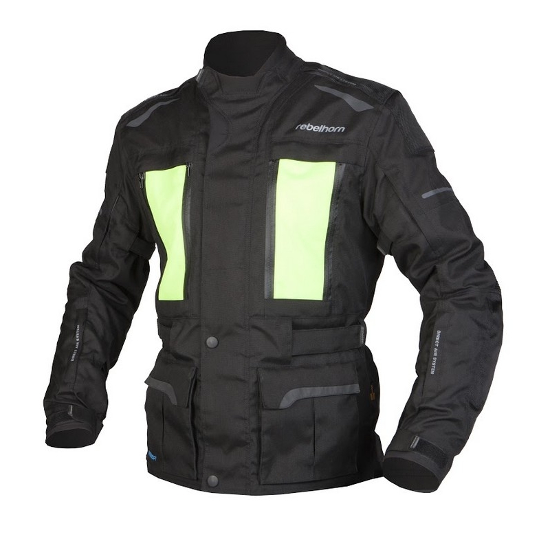 Rebelhorn Hardy Hardy Negru Jacheta de motociclete lichidare