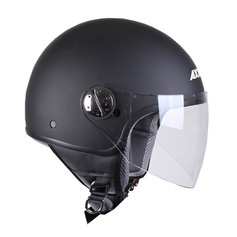 Deschideți casca de motocicletă Axxis Zyclo Black Matte Vânzare lichidare