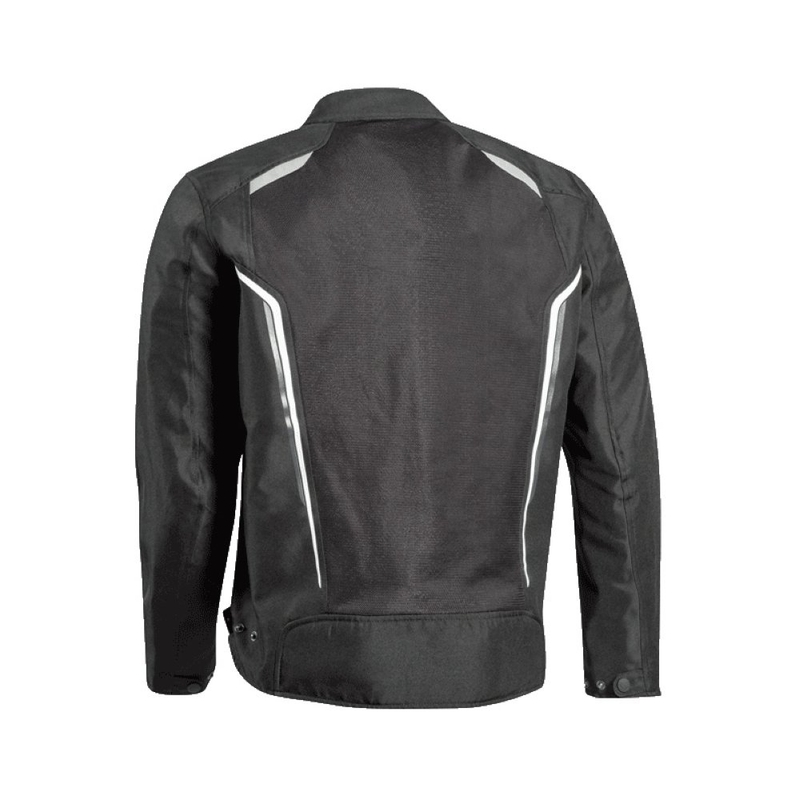 Jachetă de motociclete IXON Cool Air C negru și alb lichidare
