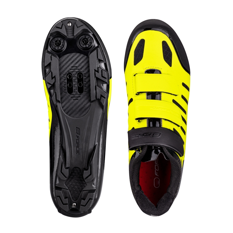 Banda de rulare FORCE MTB TEMPO, negru-fluo lichidare