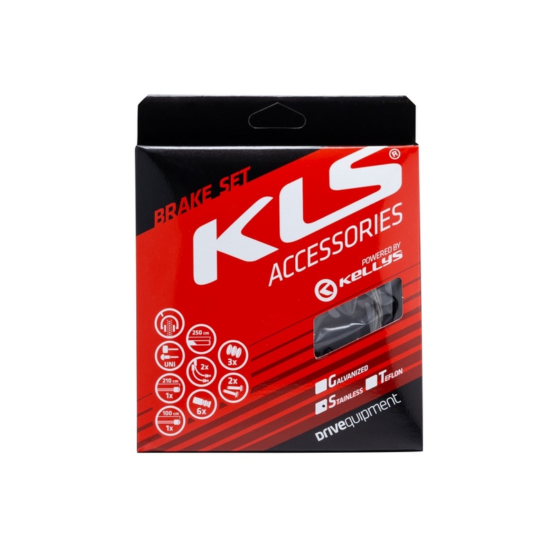 Set de frâne KELLYS Oțel inoxidabil lichidare