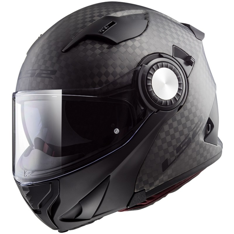 Cască de motociclist LS2 FF313 Vortex Solid Carbon - Clasa II