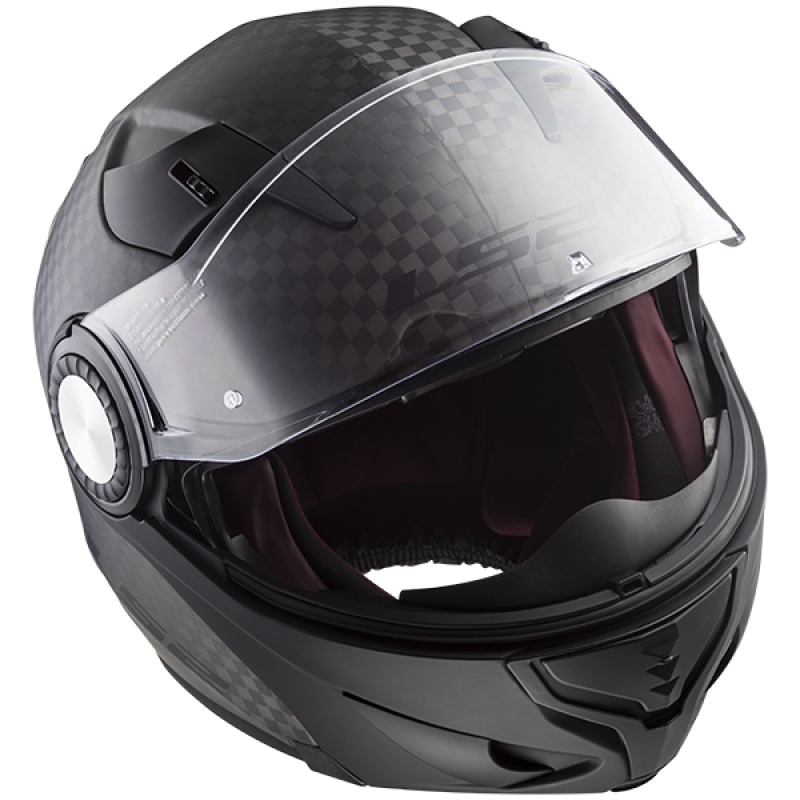 Cască de motociclist LS2 FF313 Vortex Solid Carbon - Clasa II