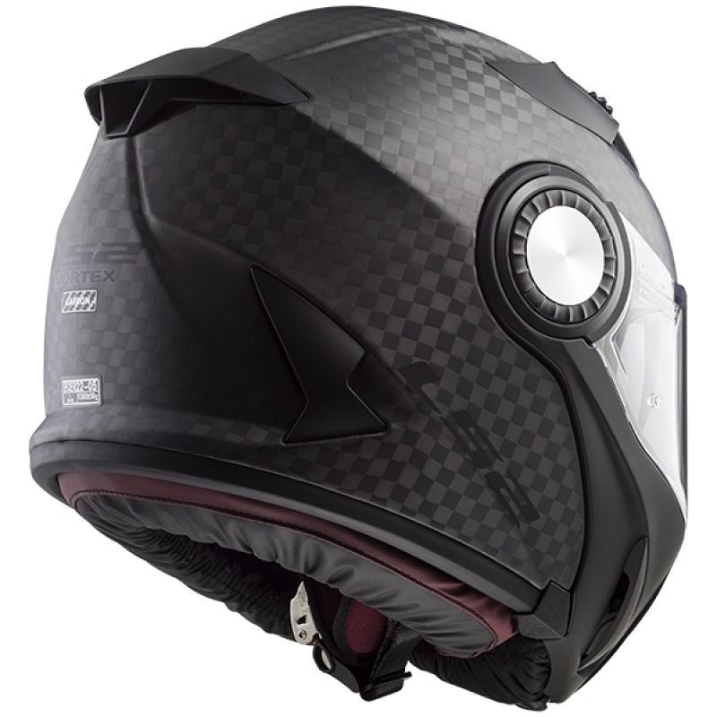 Cască de motociclist LS2 FF313 Vortex Solid Carbon - Clasa II