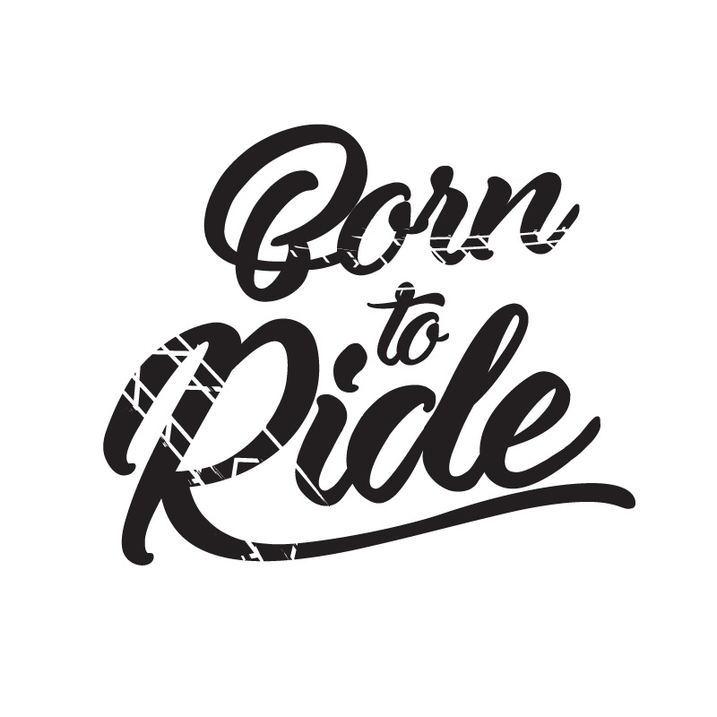 Autocolant Born to Ride