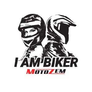 MotoZem I Am Biker autocolant