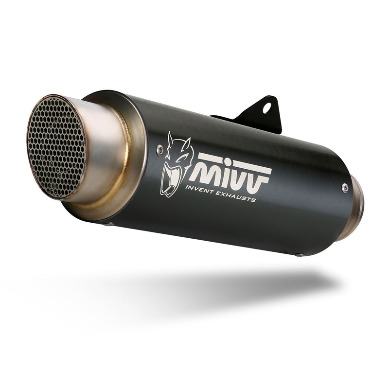 Racord pentru țeavă de eșapament MIVV GP PRO D.035.LXBP Oțel negru - II. calitate