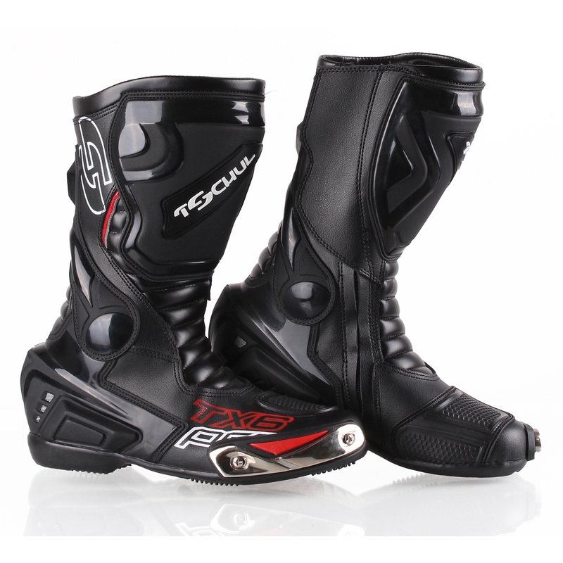 Cizme de motocicletă Tschul TX6-Pro negru - clasa II