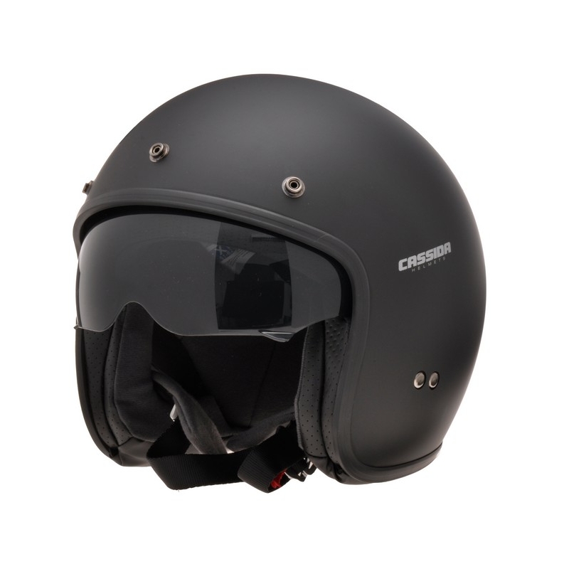 Cască de motocicletă deschisă Cassida Oxygen negru mat - II. calitate