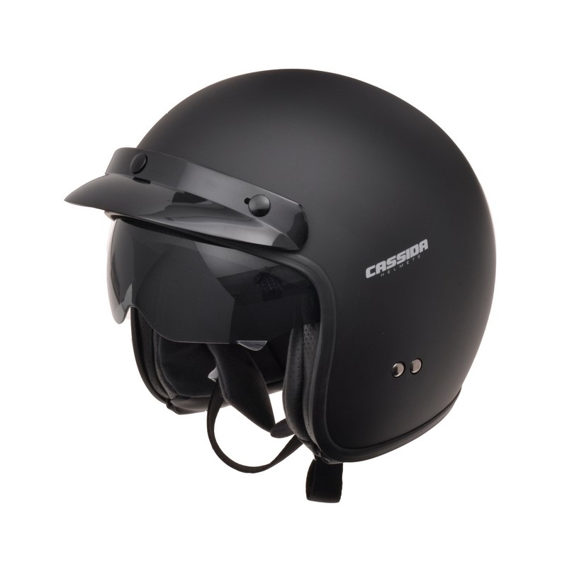Cască de motocicletă deschisă Cassida Oxygen negru mat - II. calitate