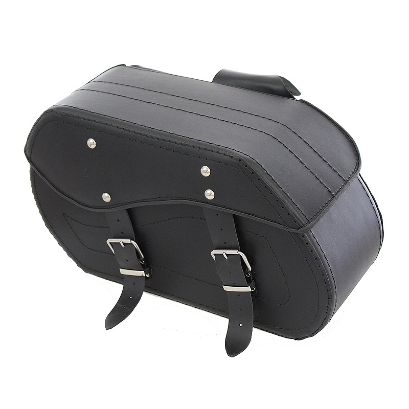 Chopper RSA-12A cu geamantane din piele pentru motociclete cu încuietoare - II. calitate