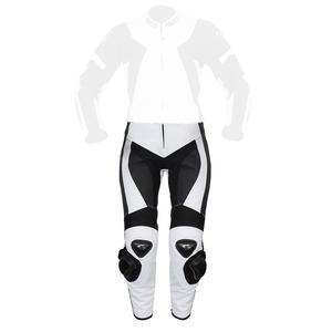 Pantaloni Tschul 736 alb/negru pentru femei lichidare