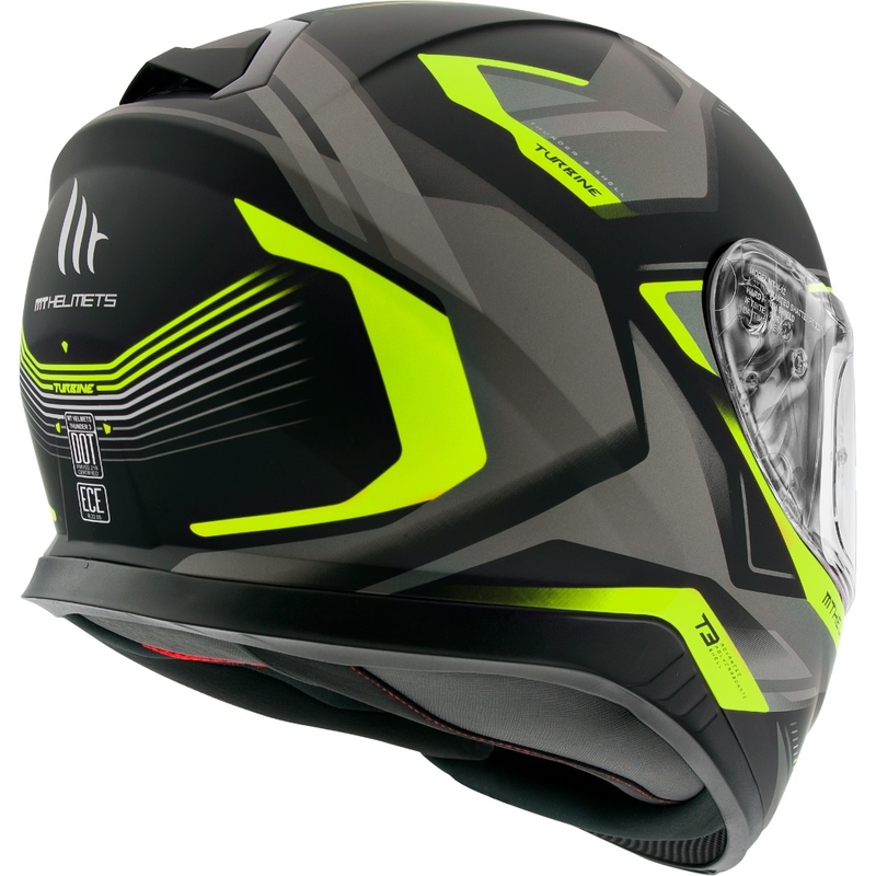 Cască integrală MT Thunder 3 SV Turbine negru-cenușiu-galben-fluo - clasa II