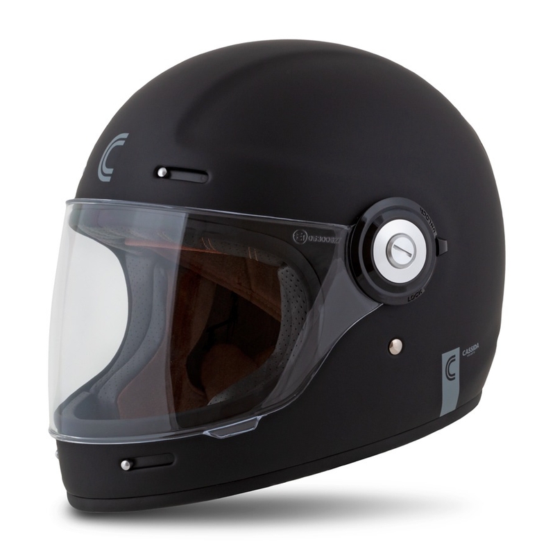 Cască de motocicletă integrală Cassida Fibre negru mat lichidare