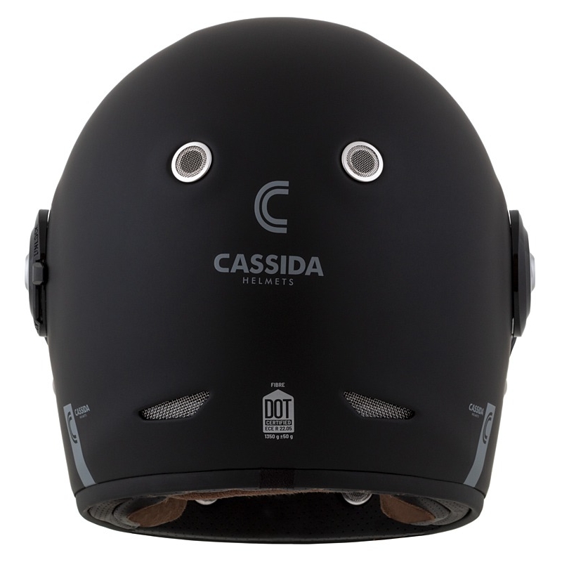 Cască de motocicletă integrală Cassida Fibre negru mat lichidare