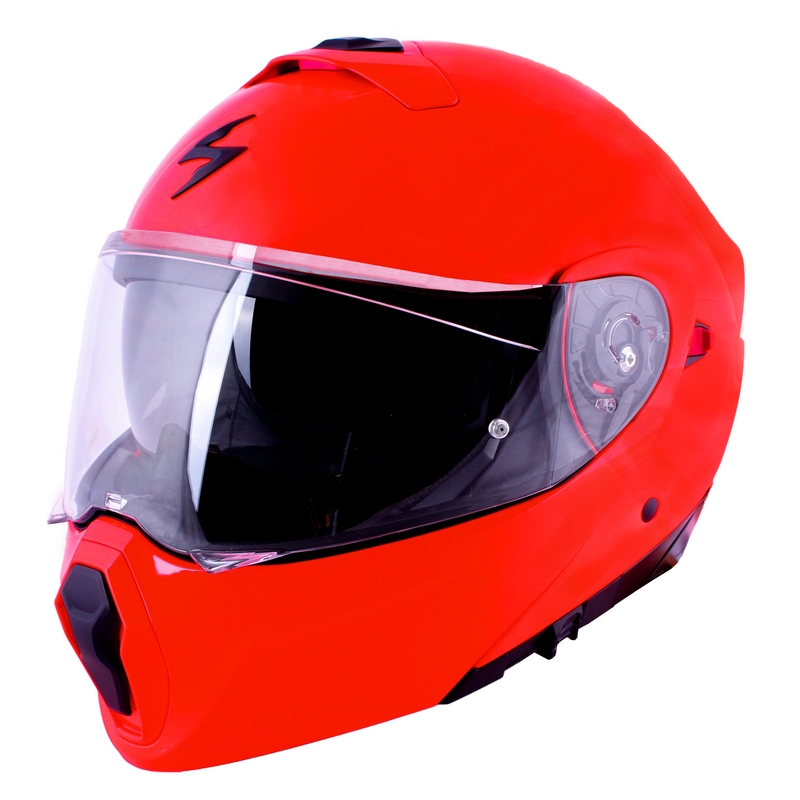 Cască de protecție Scorpion EXO-930 Solid roșu fluo