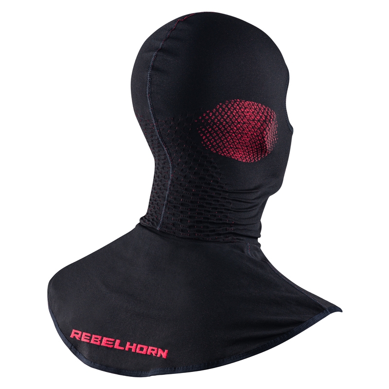 Cască termică Rebelhorn Therm II negru-roșu
