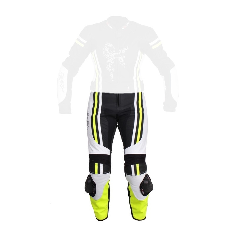 Pantaloni Tschul 554 negru-alb-alb-albastru-galben-fluo pentru femei lichidare
