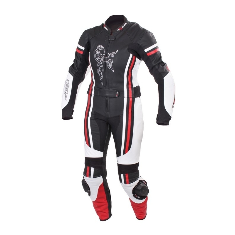 Pantaloni Tschul 554 negru-roșu-alb pentru femei lichidare