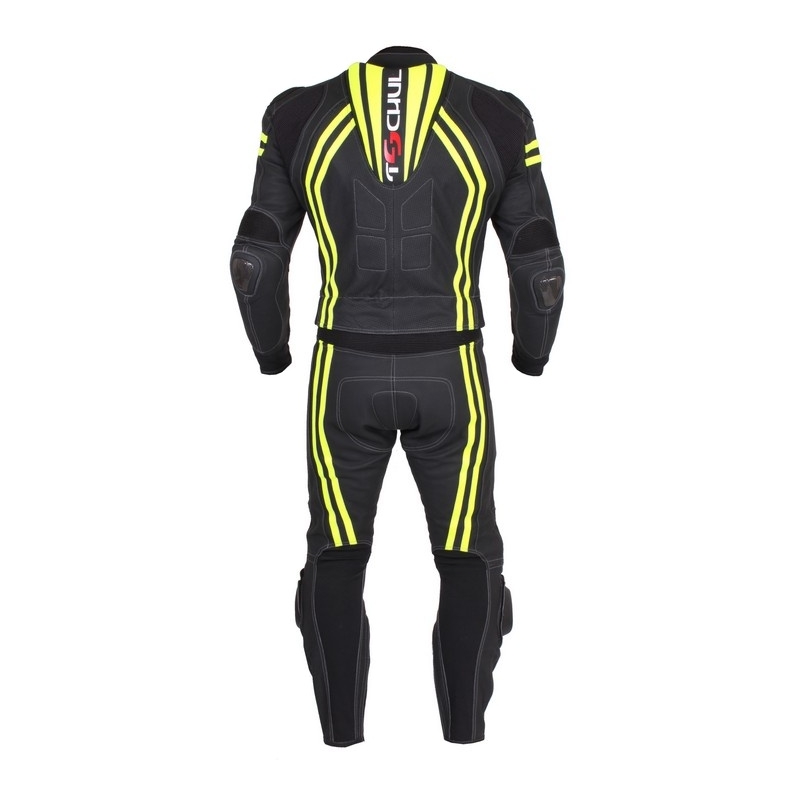 Pantaloni Tschul 555 negru-galben-fluo pentru bărbați lichidare