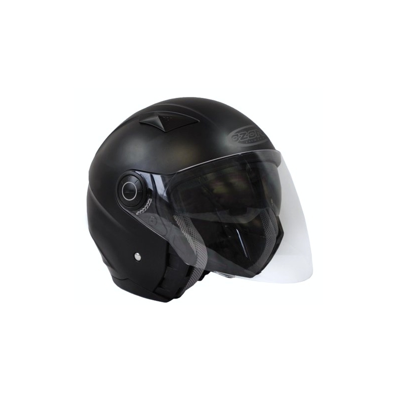 Cască de motocicletă Ozone City-01 cu curea de bărbie detașabilă negru mat lichidare