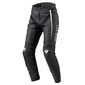 Pantaloni pentru femei Revit Xena negru și alb pentru motociclete lichidare