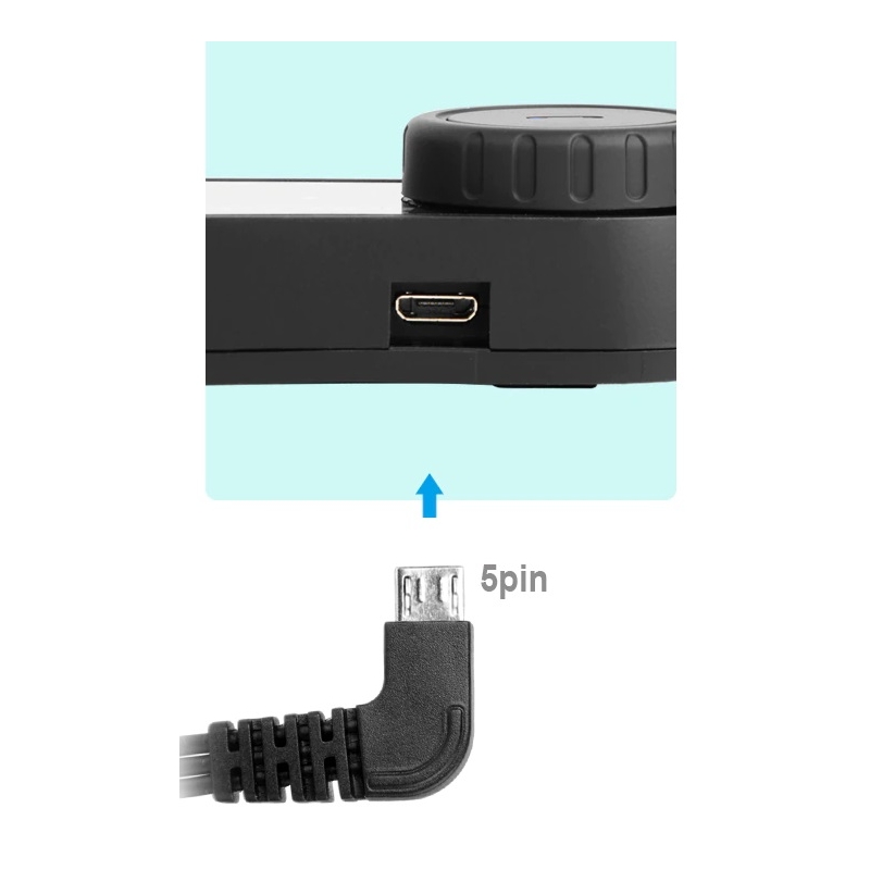 Microfon și căști de schimb pentru interfonul Bluetooth MaxTo M2