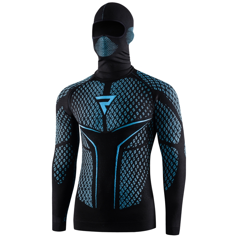 Cămașă termică Rebelhorn Therm II 2in1 negru-albastru lichidare