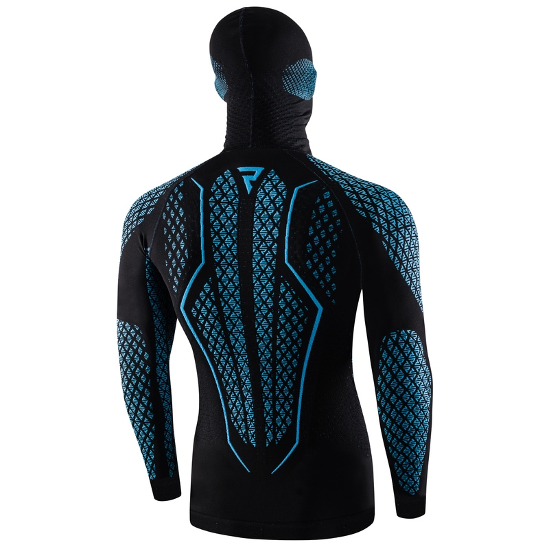 Cămașă termică Rebelhorn Therm II 2in1 negru-albastru lichidare