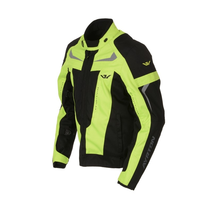 Ayrton Sting negru-fluo galben jacheta de motociclete lichidare