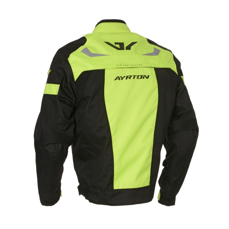Ayrton Sting negru-fluo galben jacheta de motociclete lichidare