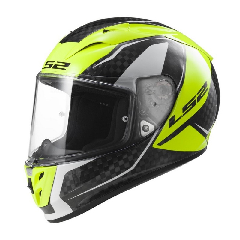 Cască de motocicletă LS2 FF323 ARROW C FURY CARBON galben lichidare