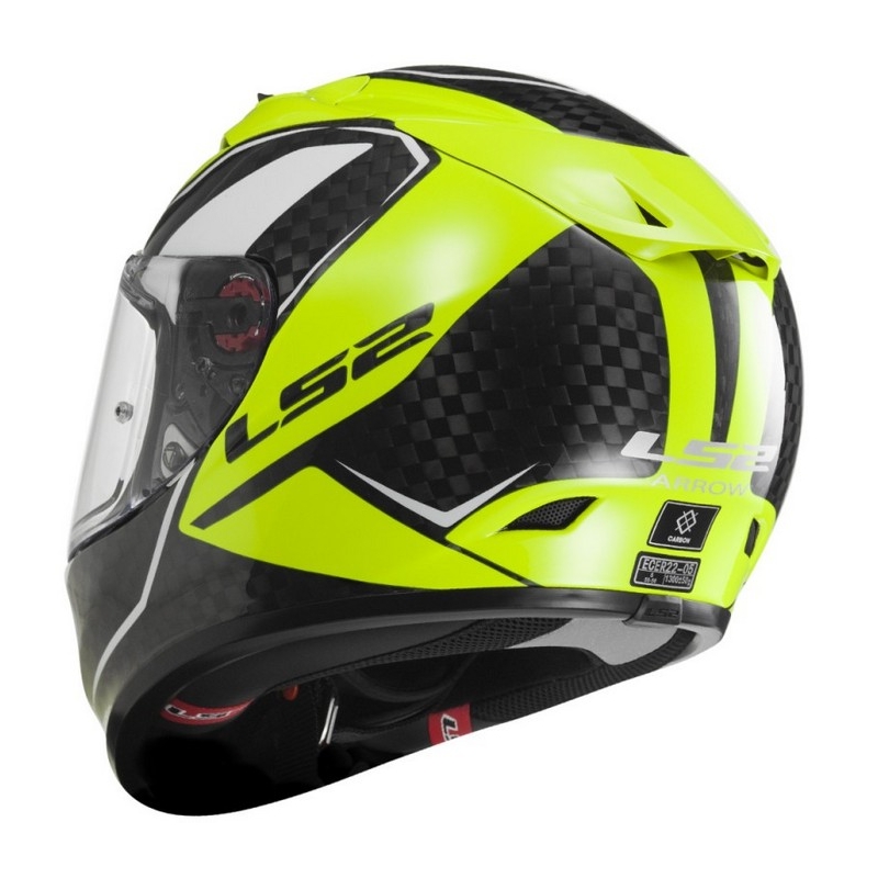 Cască de motocicletă LS2 FF323 ARROW C FURY CARBON galben lichidare