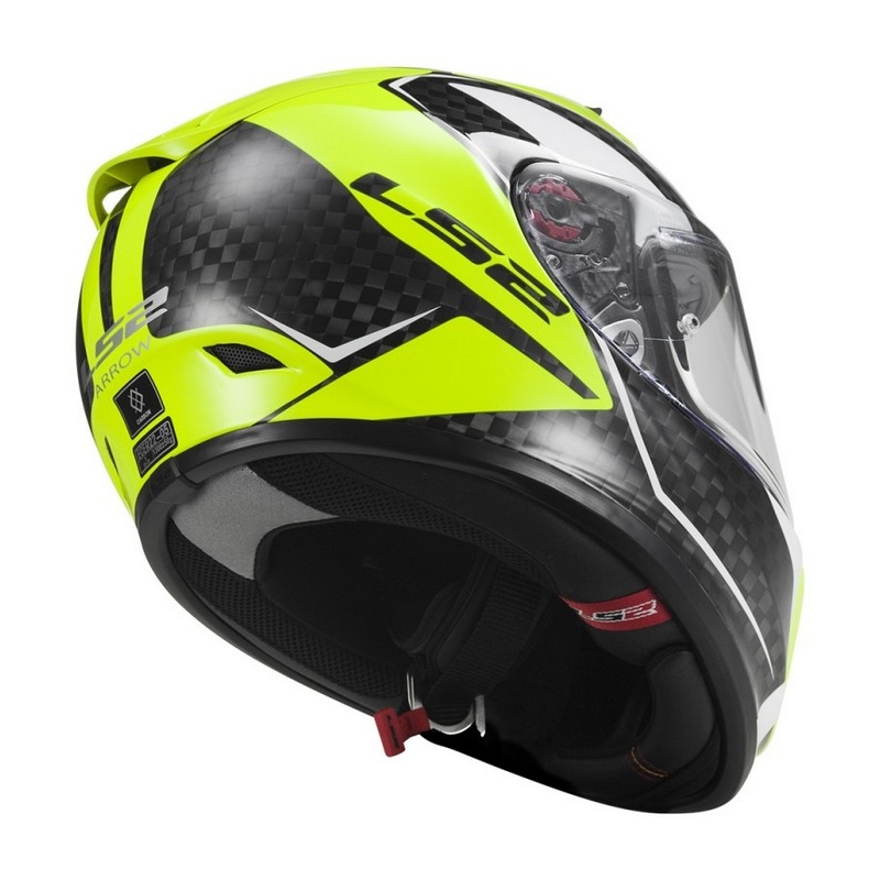 Cască de motocicletă LS2 FF323 ARROW C FURY CARBON galben lichidare