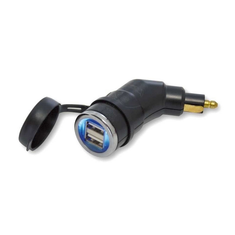 Adaptor USB dublu pentru priza DIN 12V