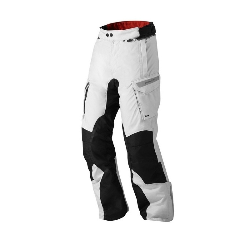Revit Sand 2 Argint și negru pantaloni de motocicletă lichidare