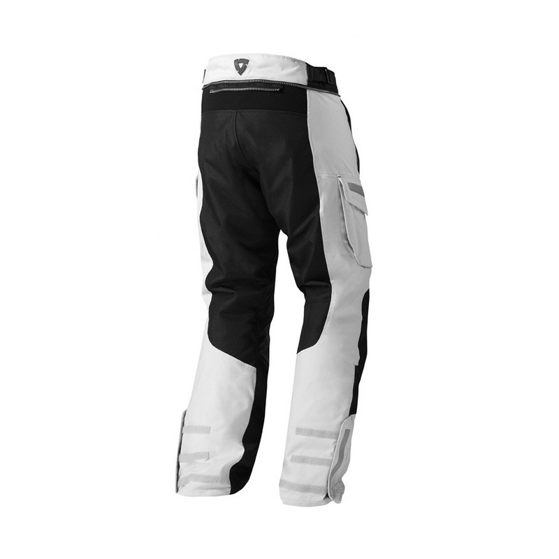 Revit Sand 2 Argint și negru pantaloni de motocicletă lichidare