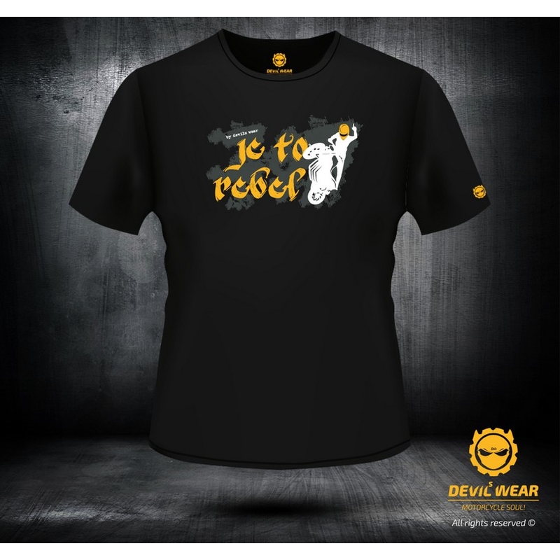 Cămașă pentru bărbați Devils Wear - Este Rebel lichidare