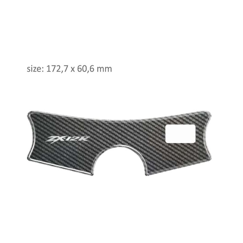 Carbon Goggle Coating Print - Kawasaki ZX 12R lichidare
