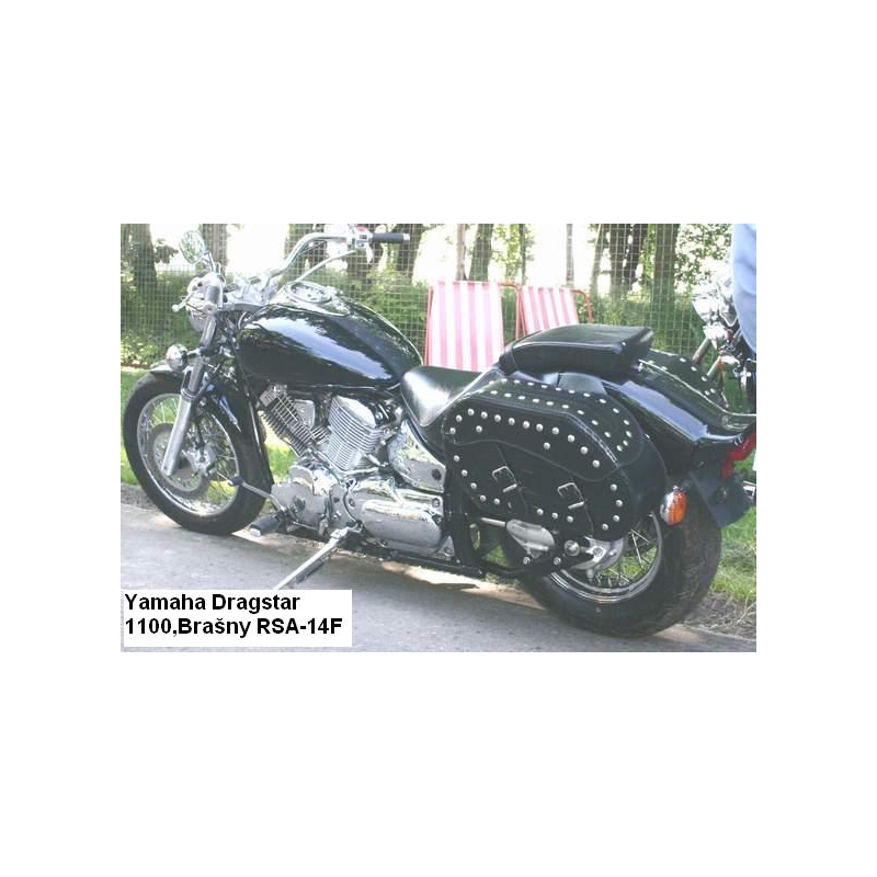 Chopper RSA-14F piele de motocicletă panniers motocicleta Chopper