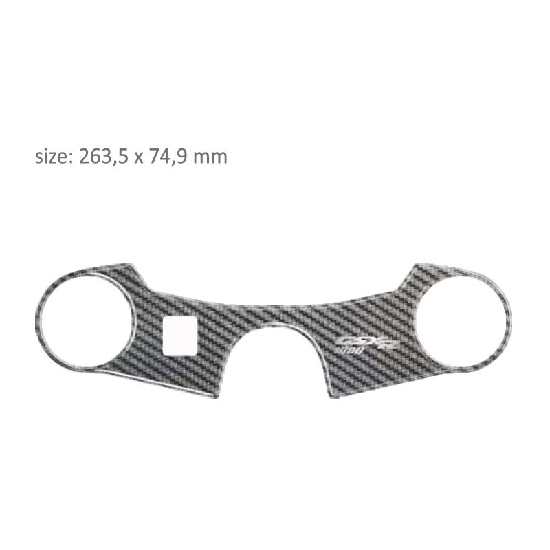 Ochelarii de carbon cu strat de acoperire Print - Suzuki GSXR 1000 (05-06) lichidare