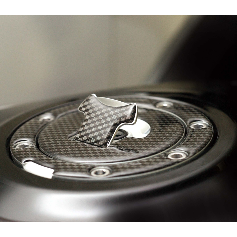 Carbon Tank Cap Coating Print - Honda
