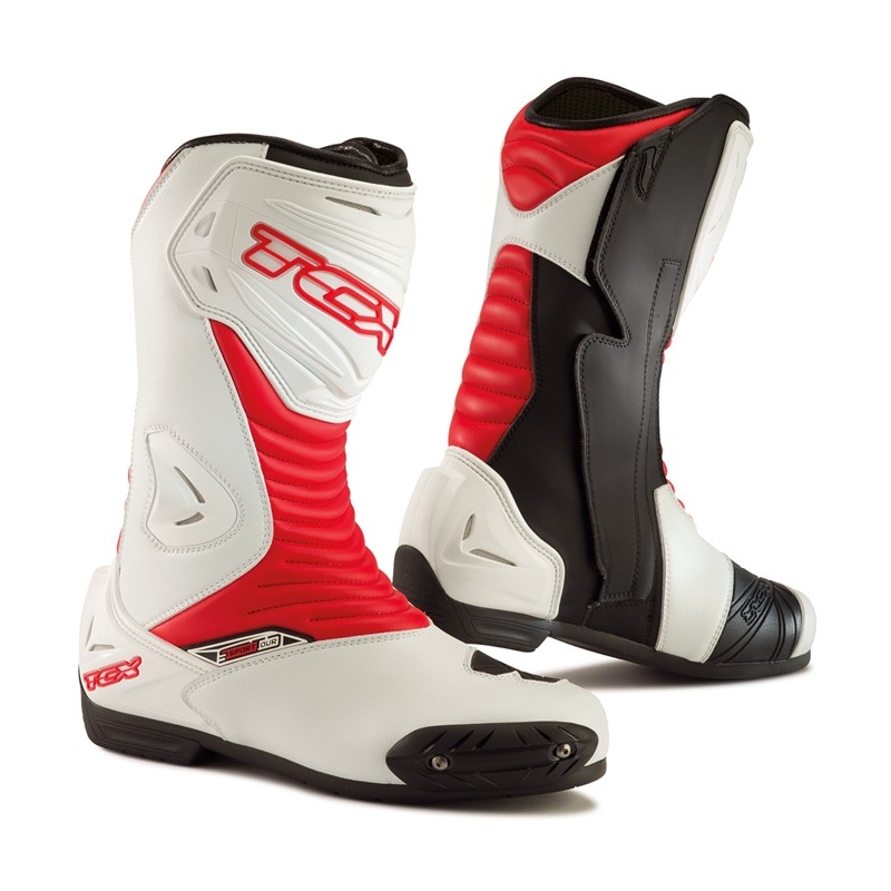 Cizme de motociclete TCX S-SPORTOUR EVO alb-roșu lichidare