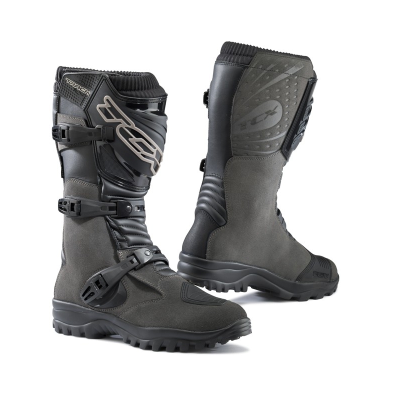 Cizme de motocicletă TCX TRACK EVO WaterProof Grey Vânzări lichidare