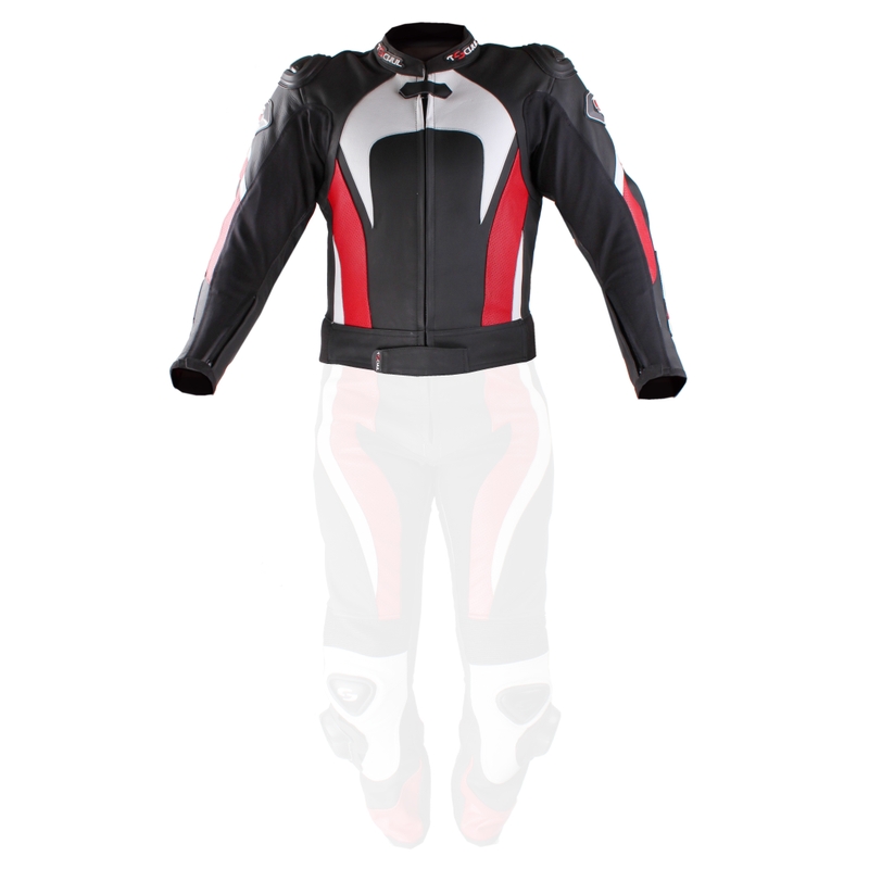 Jachetă pentru bărbați Tschul 575 negru-roșu lichidare