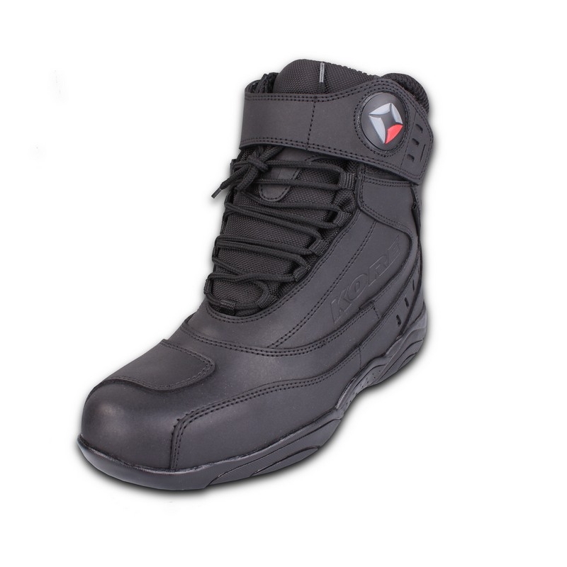 Cizme de motocicletă Kore Velcro Negru