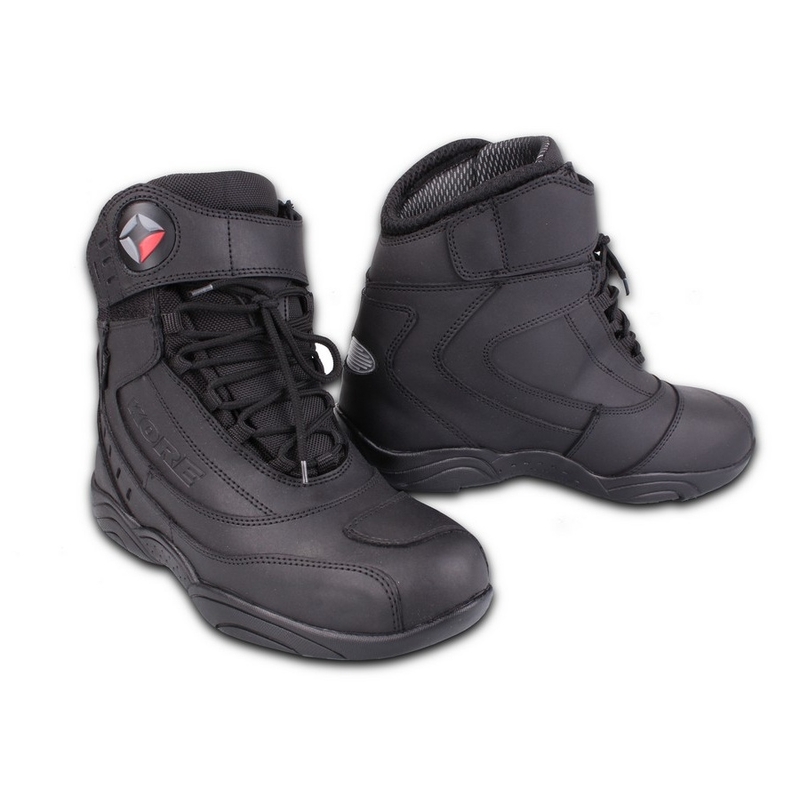 Cizme de motocicletă Kore Velcro Negru